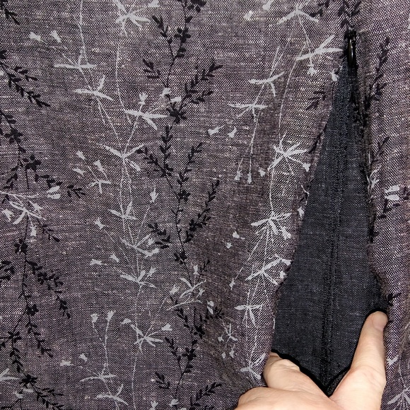 Breastfeeding Nursing Dress Sz 2X Gray Vine - Picture 7 of 8